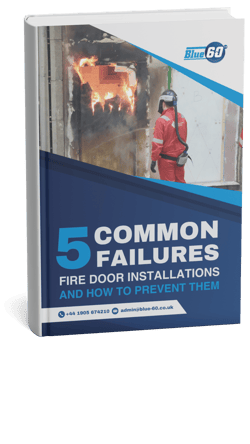 Blue 60 eBook Mock Up 5 Common Failures In Fire Door Installations Blue 60 eBook Mock Up 5 Common Failures In Fire Door Installations